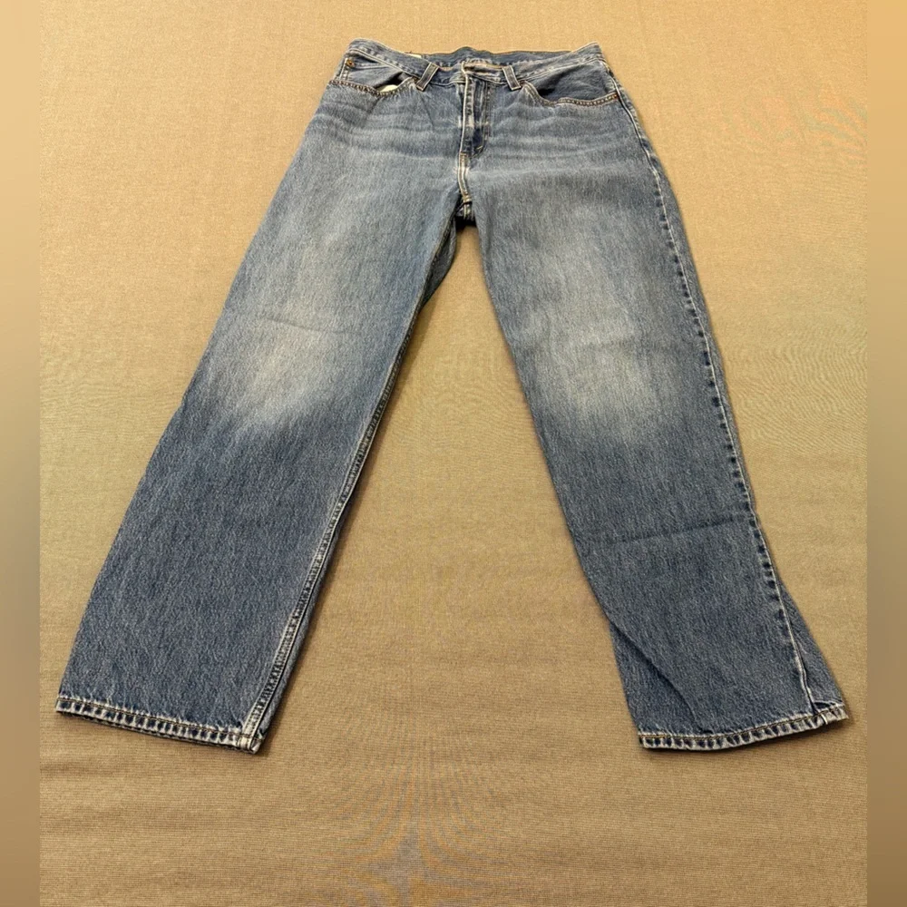 Women’s Vintage Levi’s “Dad Jeans” Style #5096, Leather Patch, Big E Size 28 - Picture 5 of 10